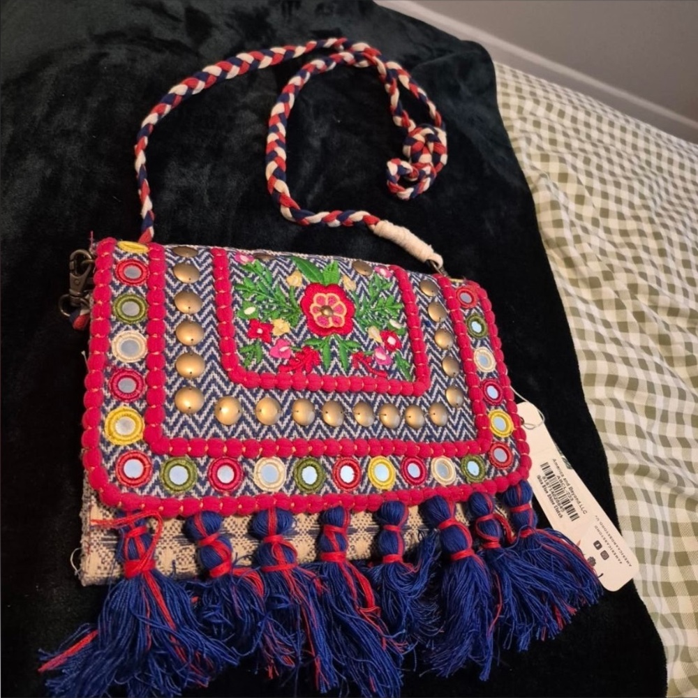 Colorful Embroidered Women's Bag
